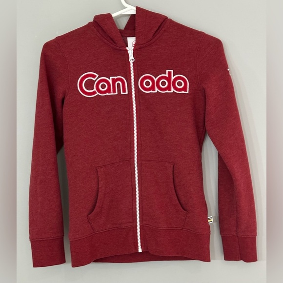 unknown Other - 🌟NWOT🌟 Canada Girls Full Zip-Up Hoodie - Size 10-12